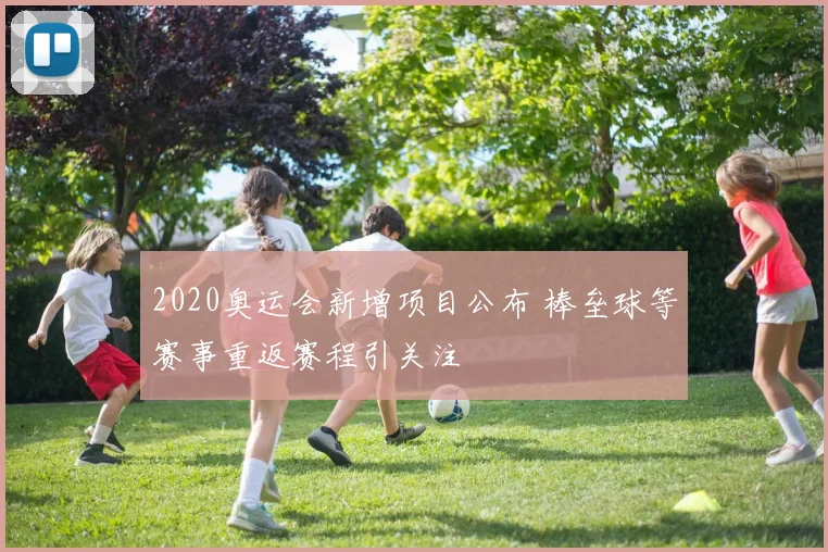 2020奥运会新增项目公布 棒垒球等赛事重返赛程引关注